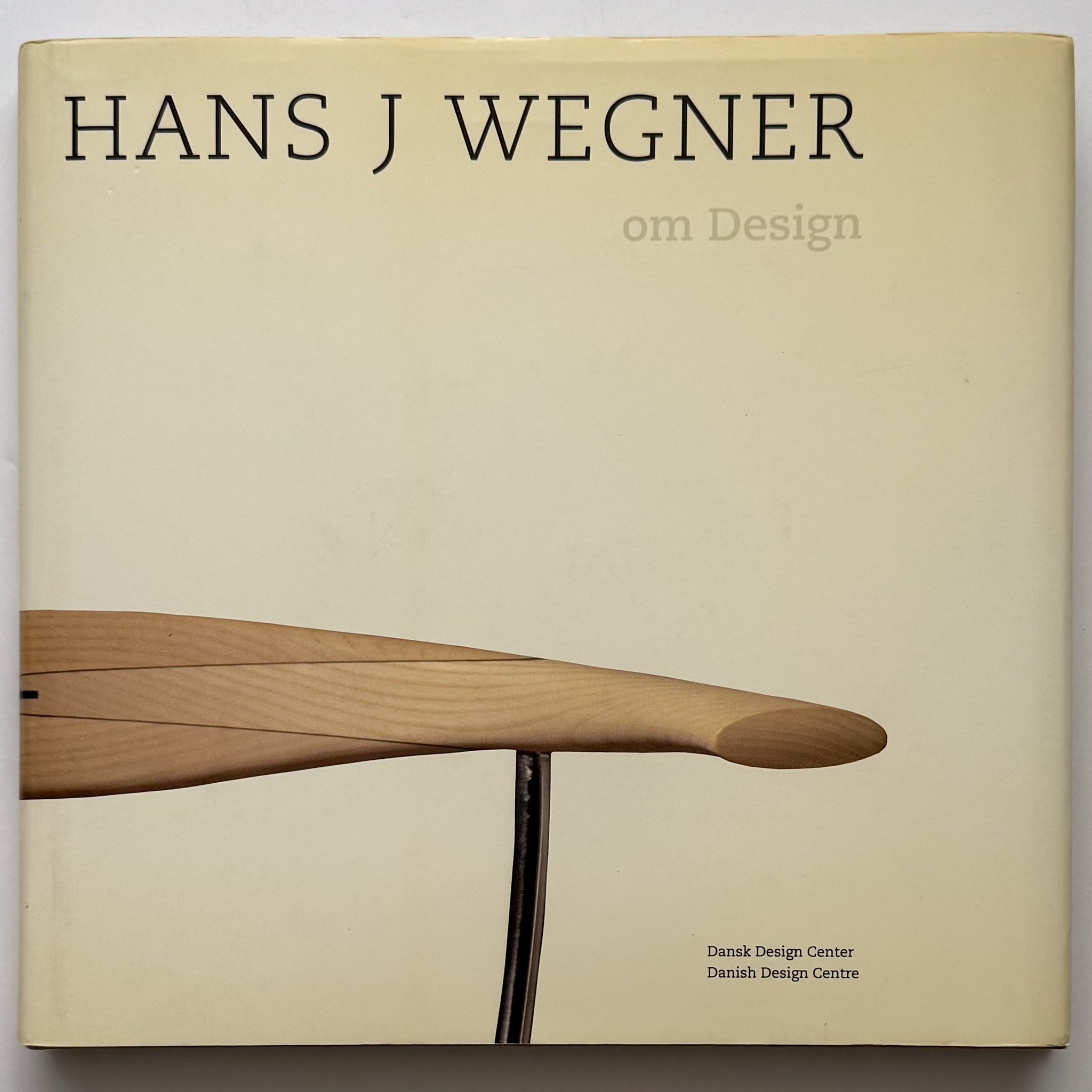 1st ed] Hans J Wegner om Design — Weinberg Modern Books